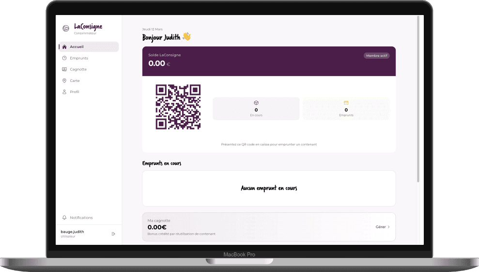 LaConsigne application